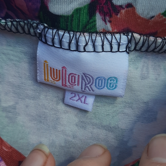 🍀3/15 🆕️ LulaRoe Floral Midi Skirt - Picture 3 of 4